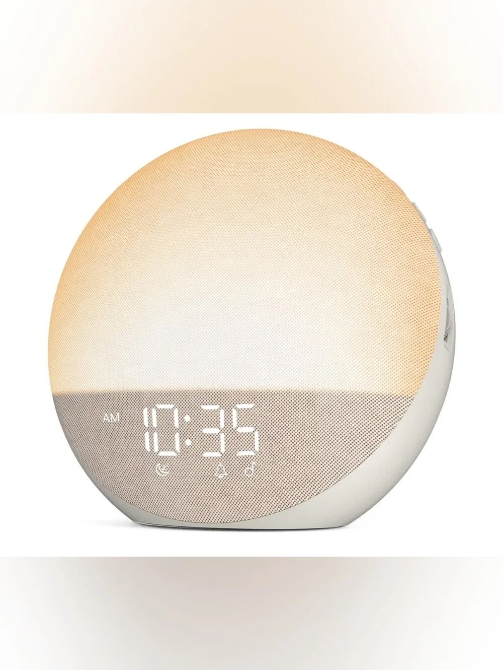 Sunrise Alarm Clock White Noise Machine: Natural Wake Up Light  Dimmable Clock w